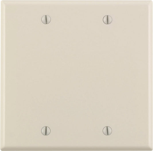 WALL PLATE 2G ALM BLNK