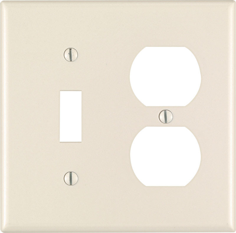 WALL PLATE 2G ALM DUP/TO