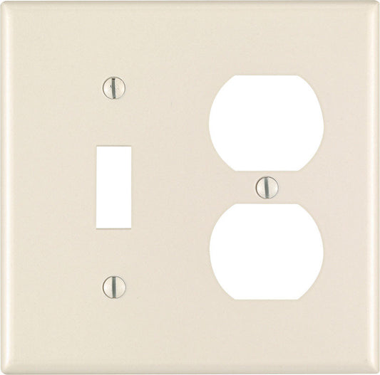 WALL PLATE 2G ALM DUP/TO