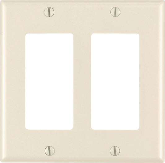 WALL PLATE 2G ALM DECOR