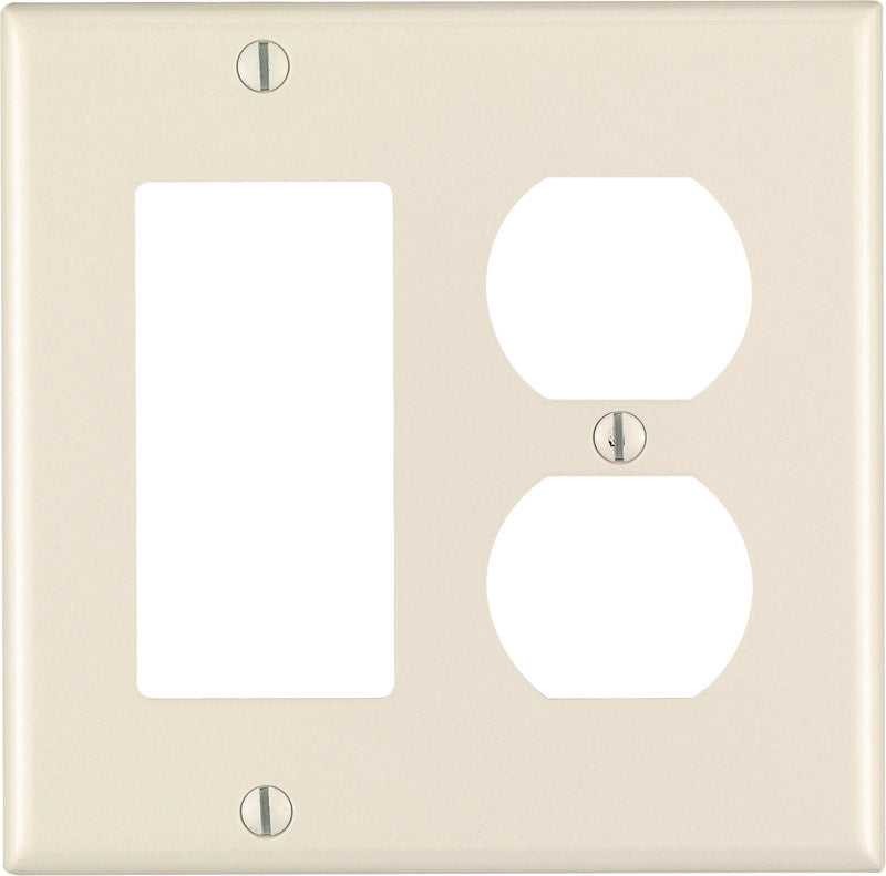 WALL PLATE 2G ALM DECOR/