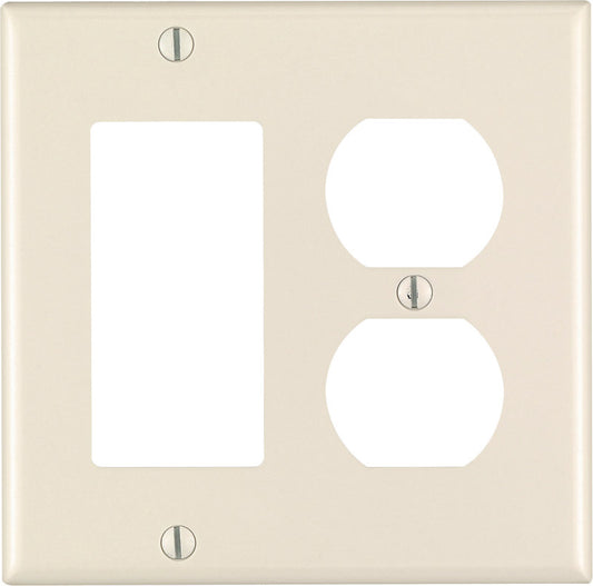 WALL PLATE 2G ALM DECOR/