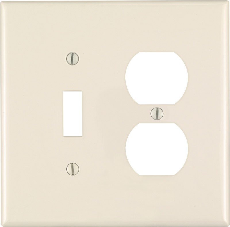 WALL PLATE 2G ALM DUP/TO