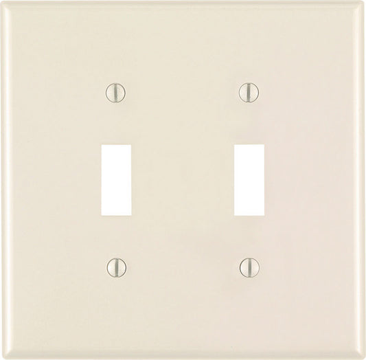 WALL PLATE 2G ALM TOGGLE