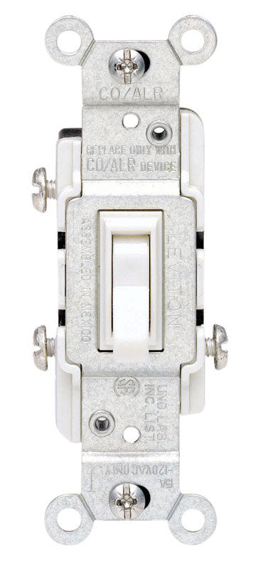 SWITCH TOGGLE 15A WHT
