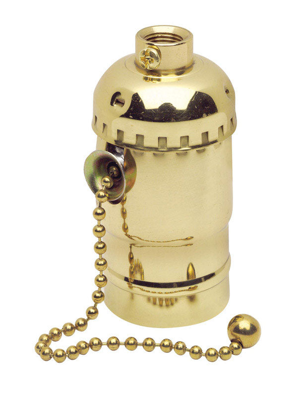 PULL CHAIN SOCKET INCAND