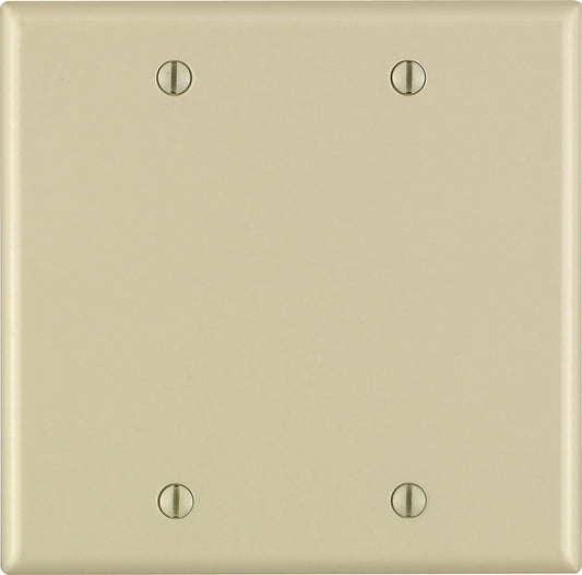 WALL PLATE 2G IVRY BLNK