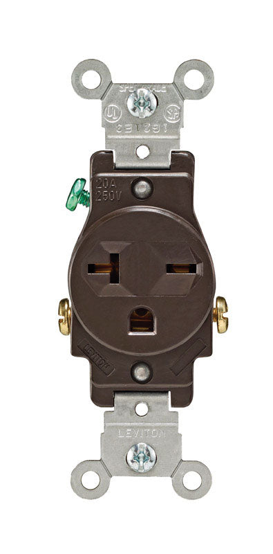 OUTLET SNGL 20A BRWN