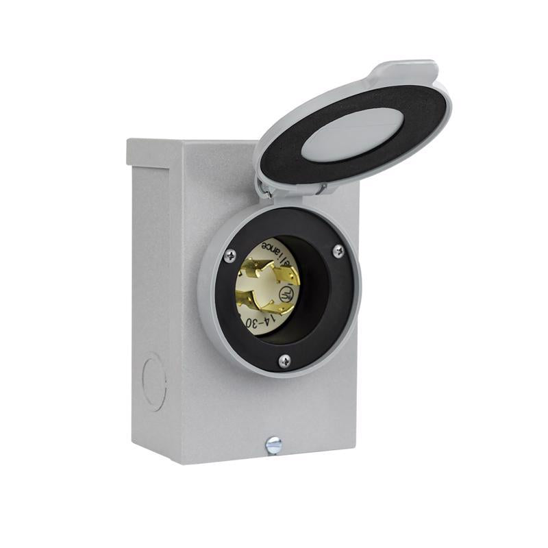 POWER INLET BOX 30A 1SP