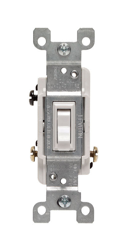 SWITCH TOGGLE 15A WHT