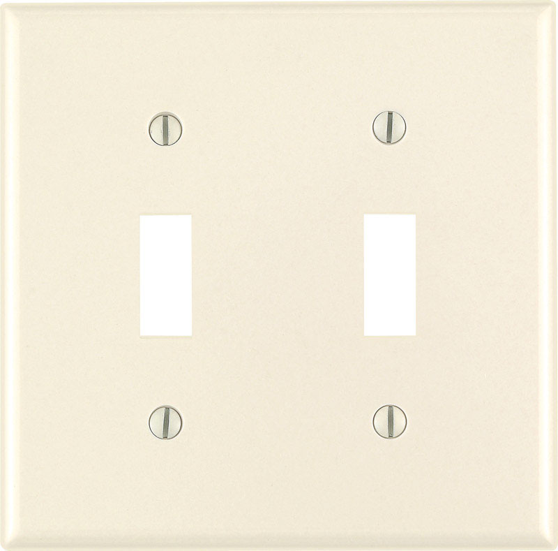 WALL PLATE 2G ALM TOGGLE