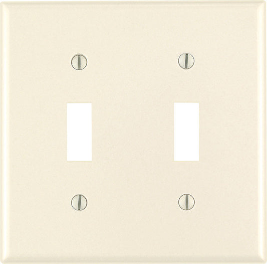 WALL PLATE 2G ALM TOGGLE