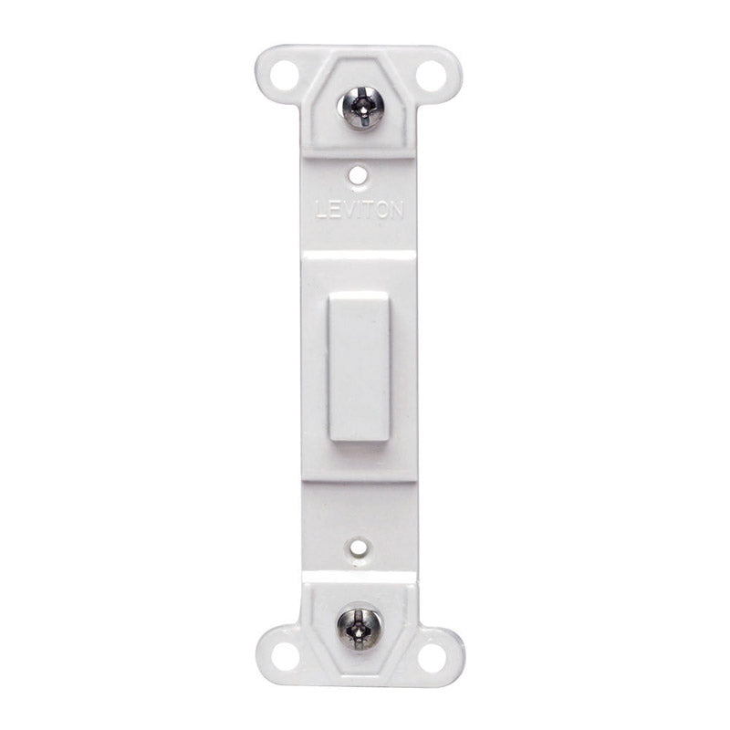 WALL PLATE 1G WHT BLNK