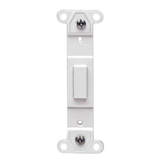 WALL PLATE 1G WHT BLNK