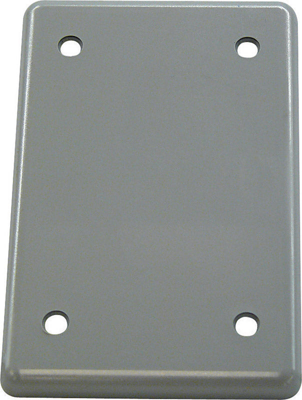 BOX COVER RECT 1G PVC