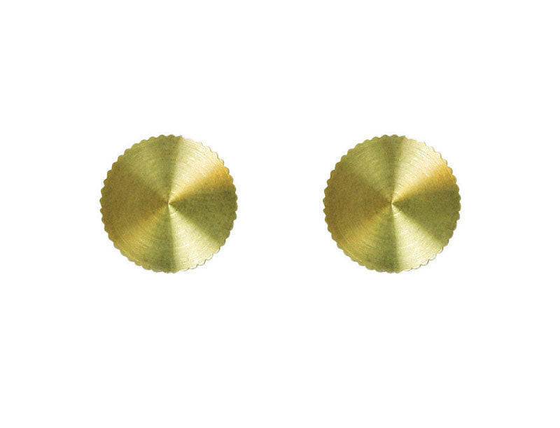 LOCK-UP CAPS BRASS 2PK