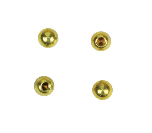 SOLID BRASS BALLS 4PK