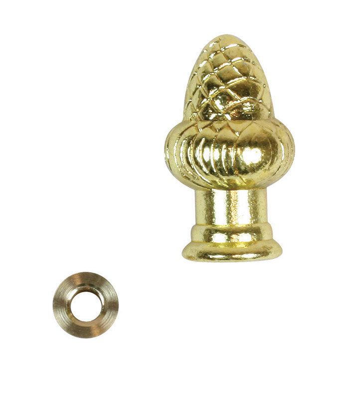 FINIAL 1.5" BRASS
