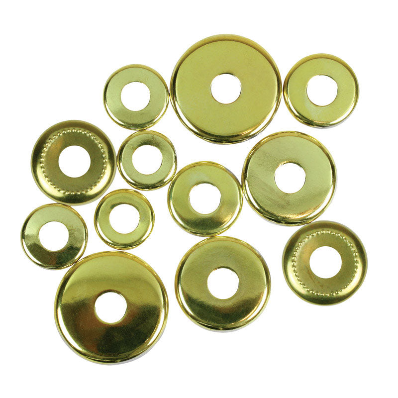 CHECK RINGS BRASS 12PK