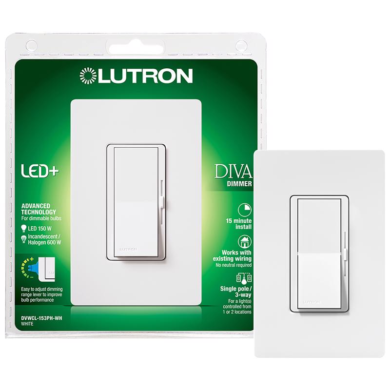 DIMMER SWITCH 3-WAY WHT
