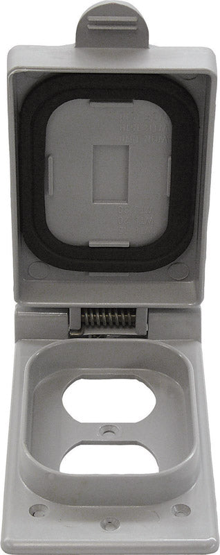 BOX COVER RECT 1G PVC