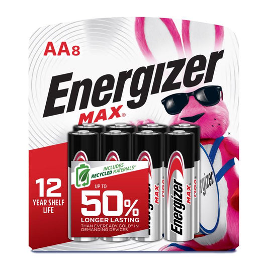 BATTERY AA ENERG 8PK