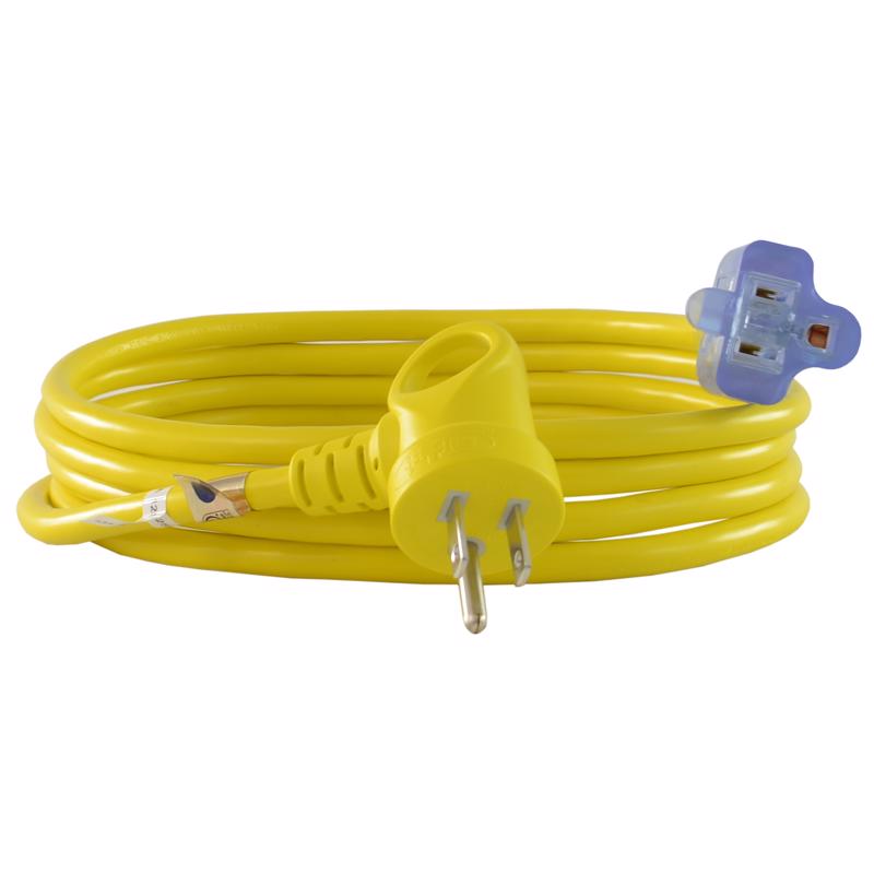 EXT CORD 9' YLW