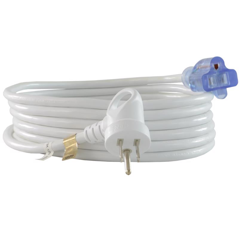 EXT CORD 15' WHT