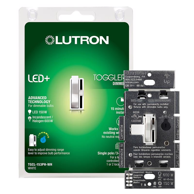 DIMMER SWITCH 3-WAY WHT