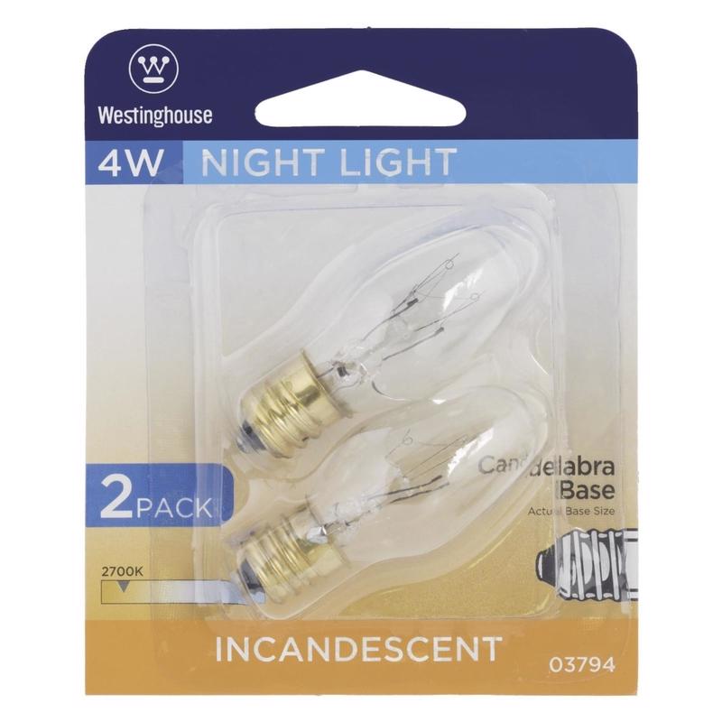 INCAND BULB 4W E12