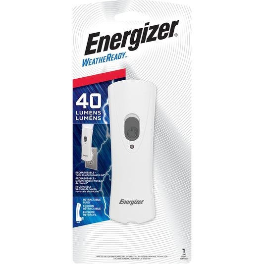 Energizer 40 lm White LED Rechargeable Rechargeable Flashlight