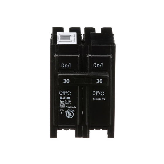 Eaton 30 amps Plug In 2-Pole Circuit Breaker