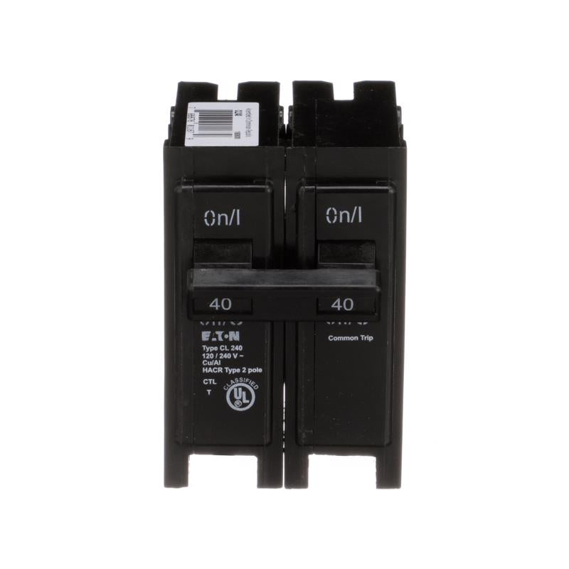 Eaton 40 amps Plug In 2-Pole Circuit Breaker