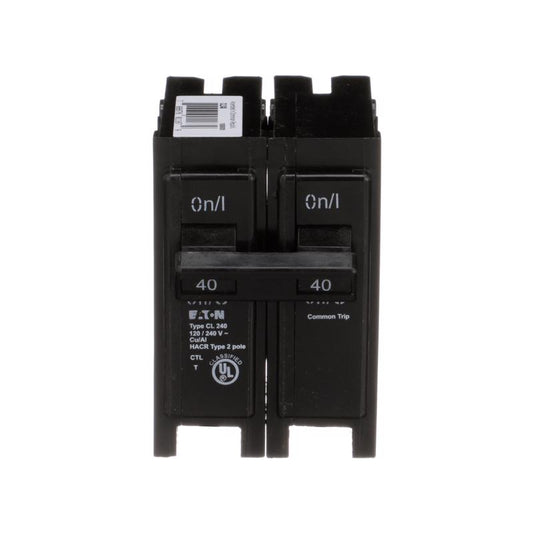 Eaton 40 amps Plug In 2-Pole Circuit Breaker
