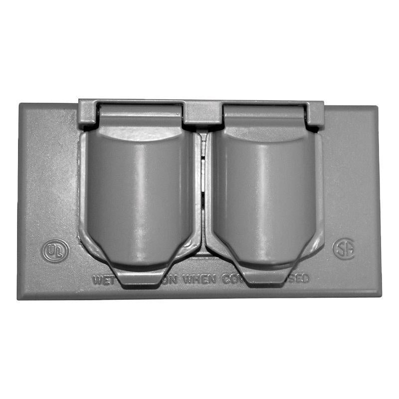 HORIZ DUPLEX COVER RECT