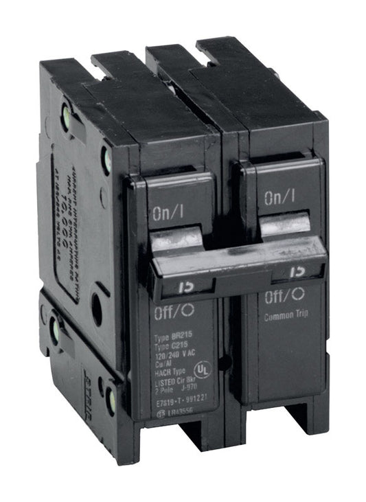 Eaton 15 amps Plug In 2-Pole Circuit Breaker