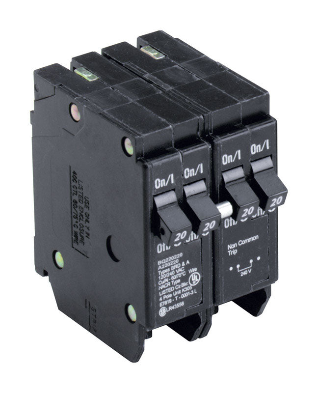 Eaton 20/20 amps Plug In 4-Pole Circuit Breaker