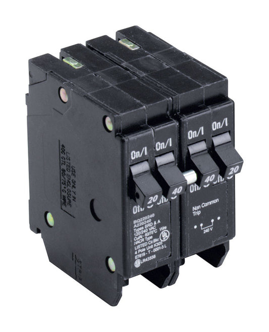 Eaton 20/40 amps Plug In 4-Pole Circuit Breaker