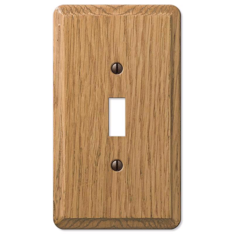 WALL PLATE 1G BRWN TOGGL