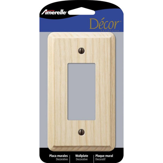 WALL PLATE 1G BEIGE DECO