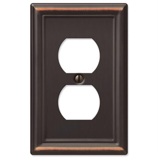WALL PLATE 1G BRNZ DUP