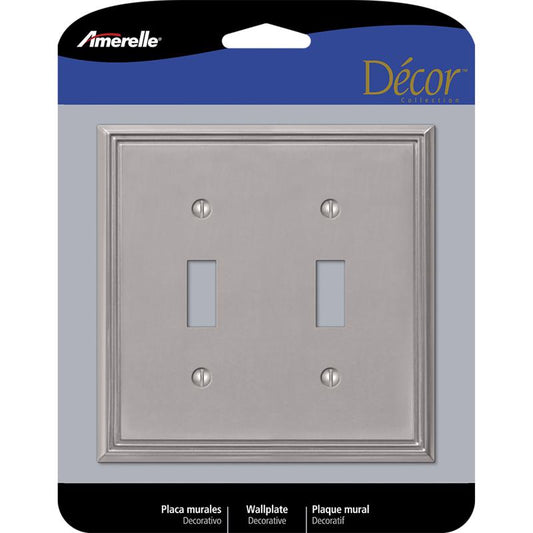 WALL PLATE 2G NCL TOGGLE