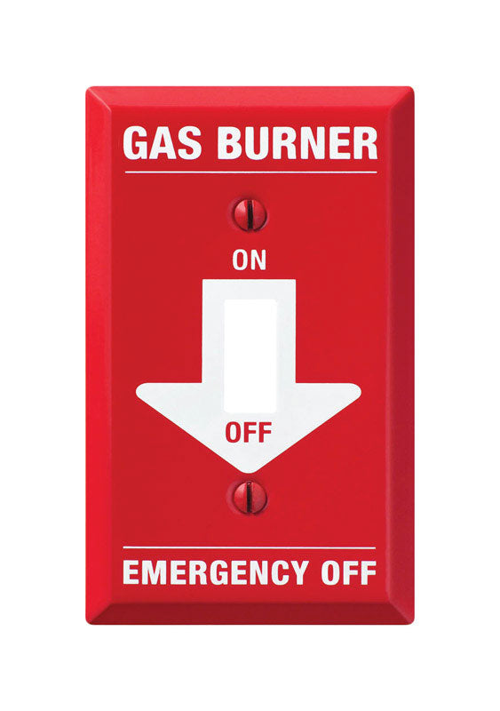 GAS BURNER WALL PLATE 1G