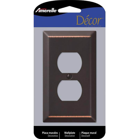 WALL PLATE 1G BRNZ DUP