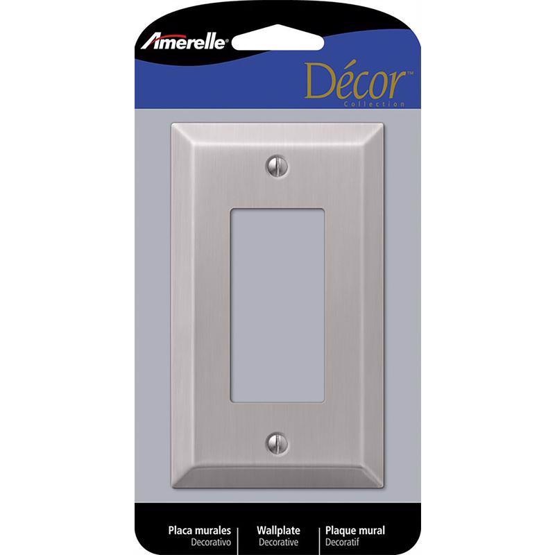 WALL PLATE 1G NCL DECOR