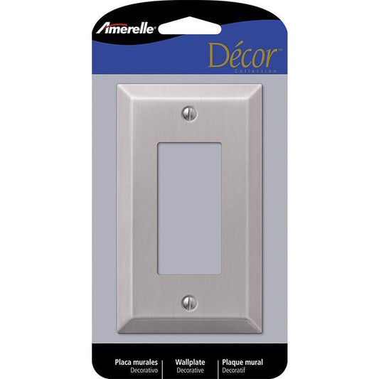 WALL PLATE 1G NCL DECOR