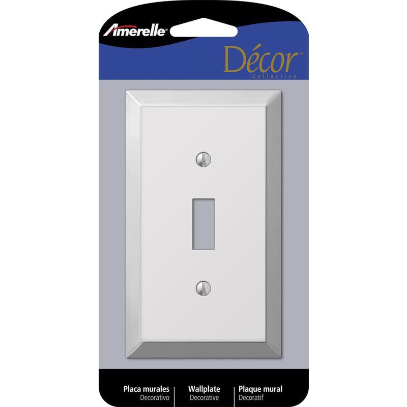 WALL PLATE 1G CHRM TOGGL