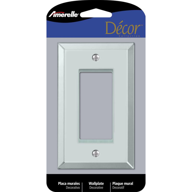 WALL PLATE 1G CLR DECOR