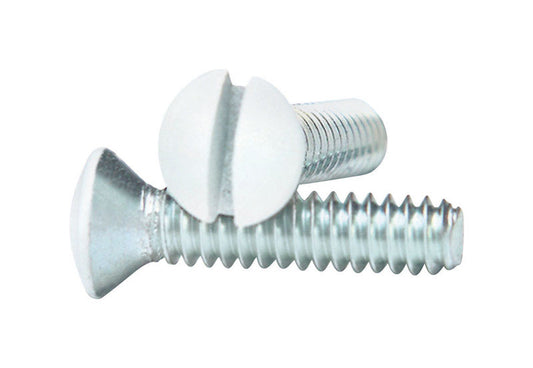 WALL PLATE SCREWS WHT