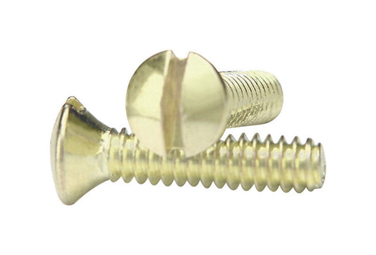 WALL PLATE SCREWS BRS